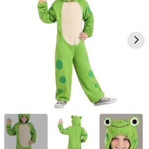 Green Frog Kids Costume
